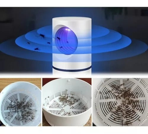 Lámpara Eléctrica Mata Mosquitos y Zancudos USB