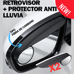 RETROVISOR 2 EN 1 CARBON FIBER DROPS