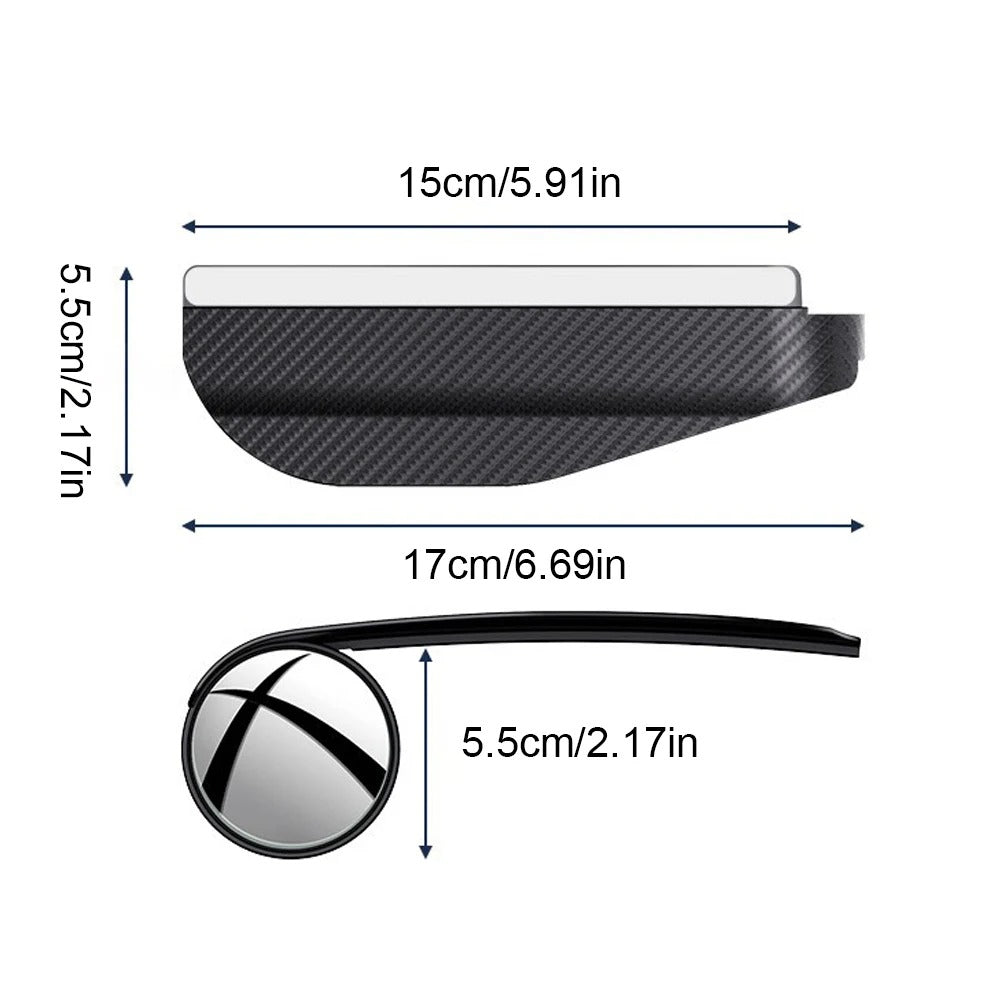 RETROVISOR 2 EN 1 CARBON FIBER DROPS