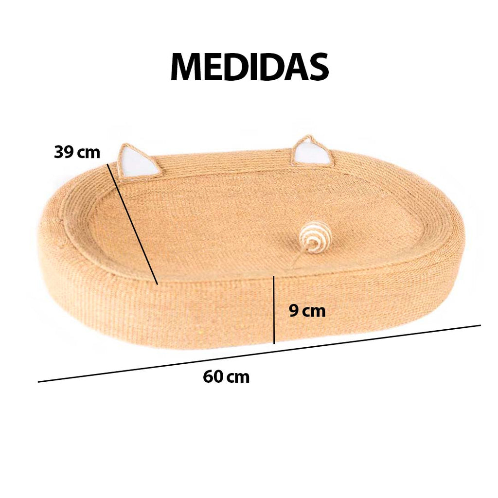 Rascador y Cama para Gatos 2 en 1
