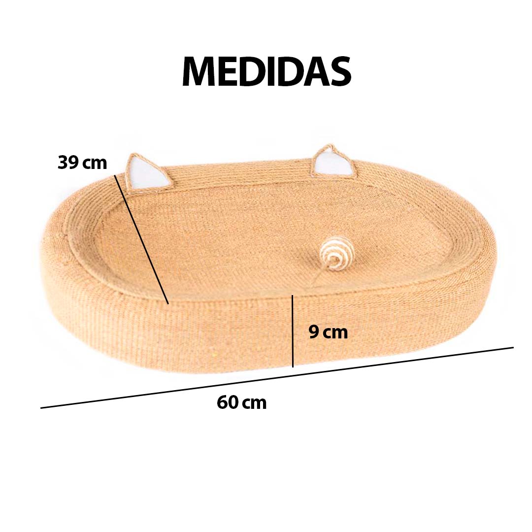 Rascador y Cama para Gatos 2 en 1