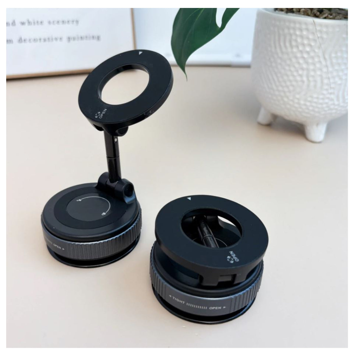 SOPORTE MAGNETICO AL VACIO PARA CELULAR