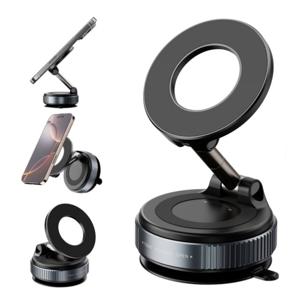 SOPORTE MAGNETICO AL VACIO PARA CELULAR