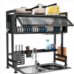 Organizador Escurridor De Platos Mediano 65 cm Con Puerta