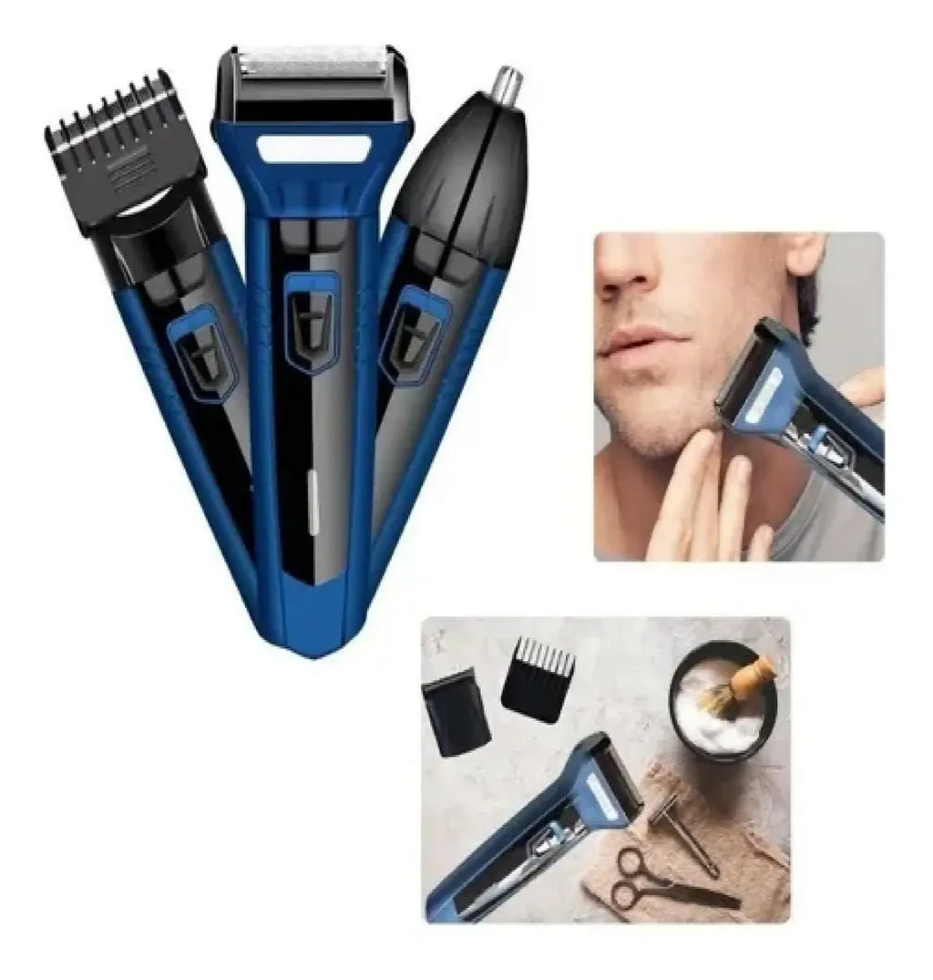 Máquina de Afeitar Eléctrica para Hombre 3 en 1 Geemy GM-566