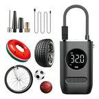 Compresor Mini Portátil Recargable para Carro, moto y Bicicleta