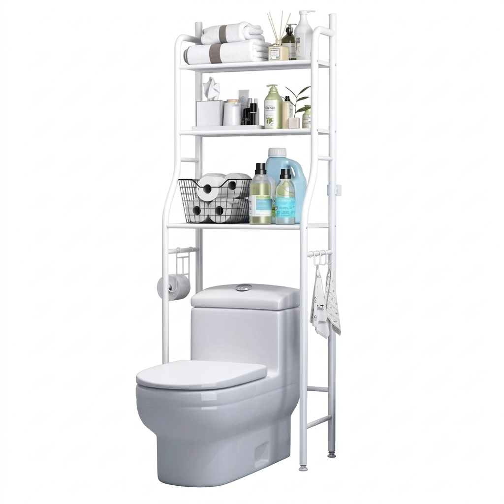 Organizador Tipo Estante para Baño Multifuncional