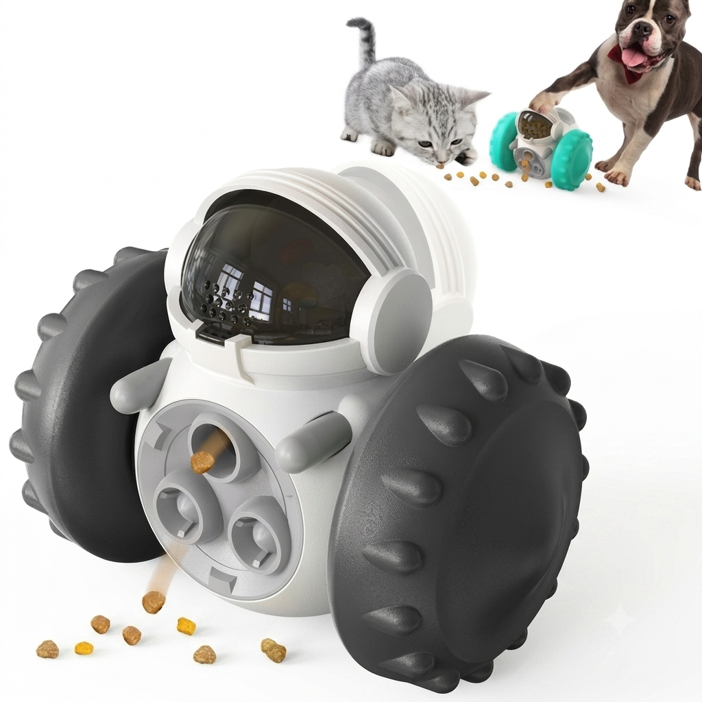 Juguete Interactivo Dispensador de Comida para Mascotas
