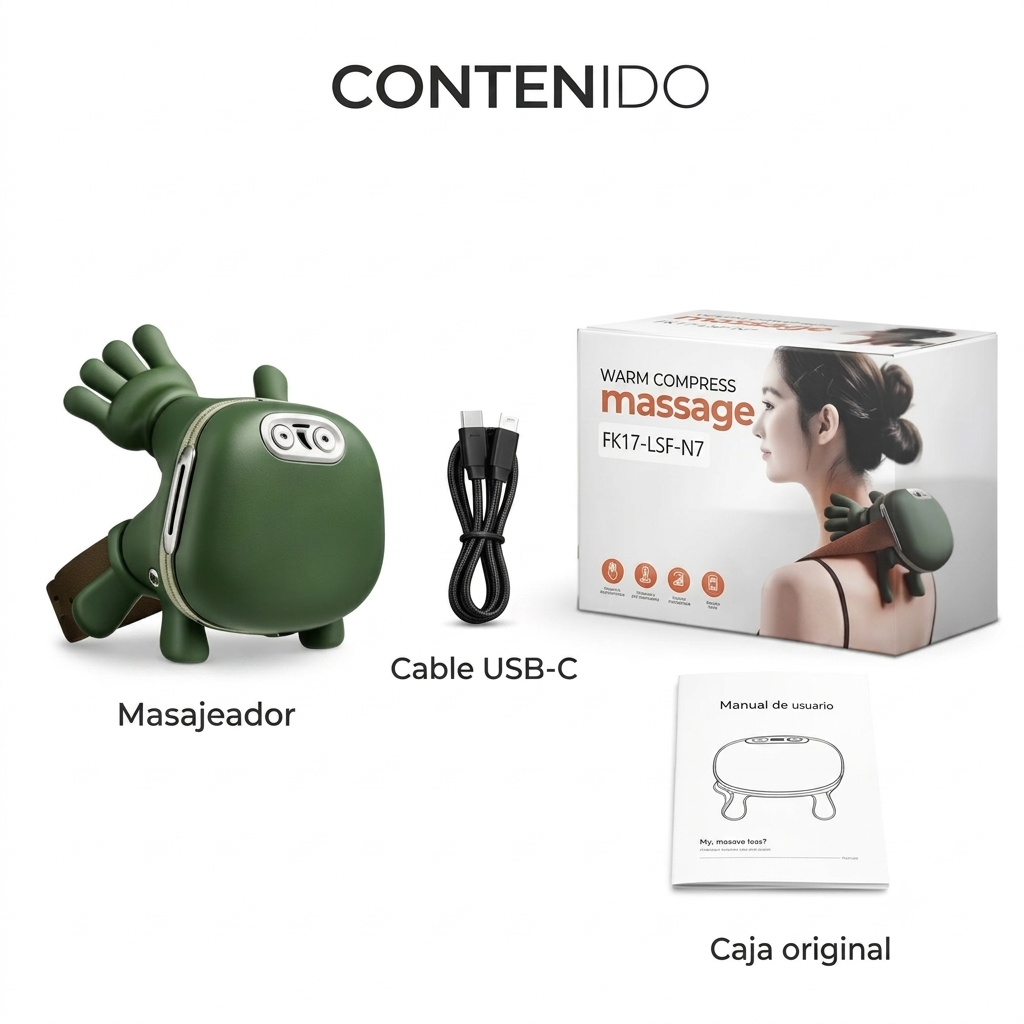 Masajeador De Cuello Con Manitos