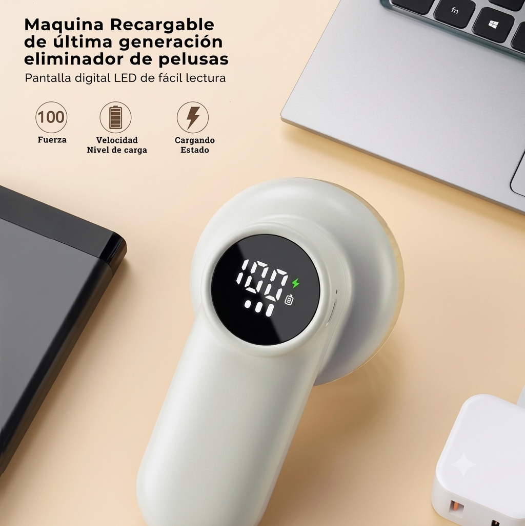 Quita Motas para Ropa Portátil Recargable
