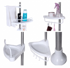 Organizador Esquinero para Baño de 4 Niveles