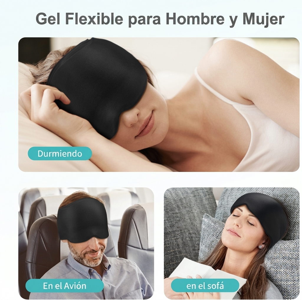 Gorro de Gel para Alivio de Migraña y Dolor de Cabeza