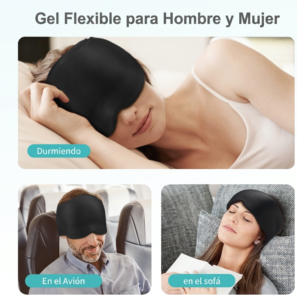 Gorro de Gel para Alivio de Migraña y Dolor de Cabeza
