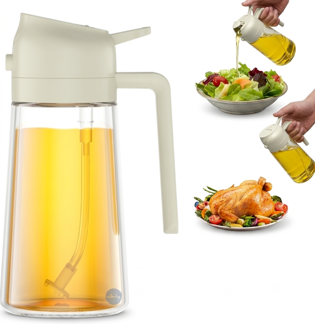 Dispensador Atomizador de Aceite 2 en 1