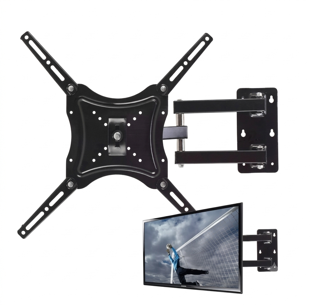 Soporte de Pared Articulado y Giratorio para TV de 14 a 55 Pulgadas