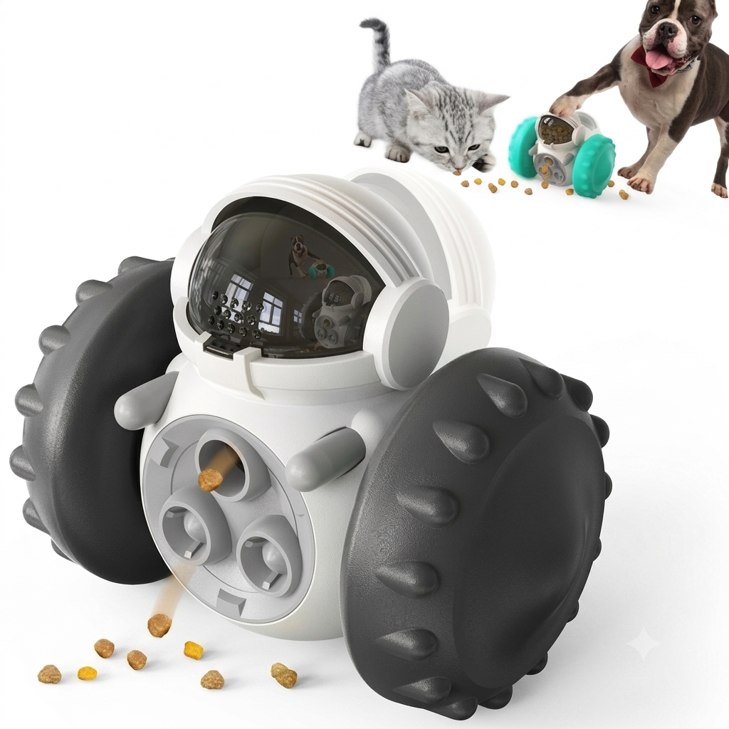Juguete Interactivo Dispensador de Comida para Mascotas