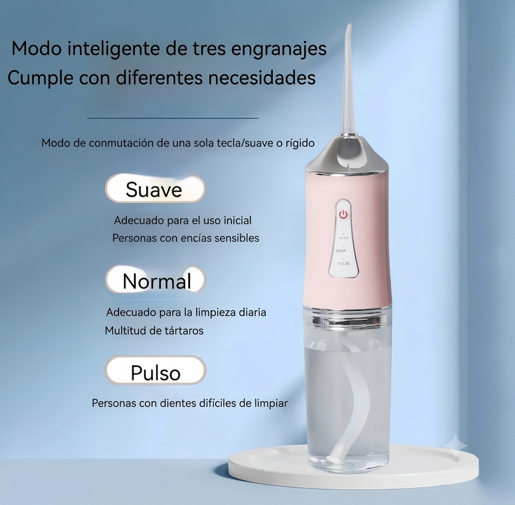 Irrigador Bucal Portátil Recargable