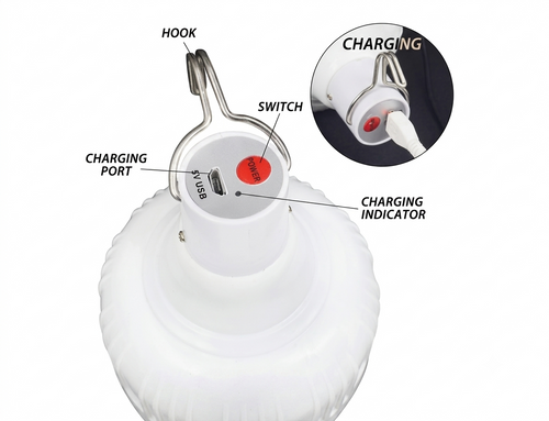 Bombillo LED Recargable Portátil