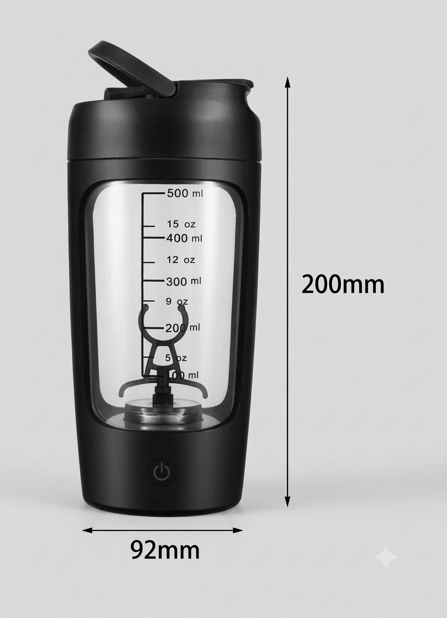 Vaso Mezclador Eléctrico Recargable para Proteínas y Batidos