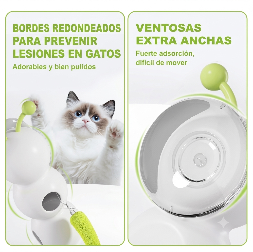 Juguete Interactivo para Gatos Tipo Gusano con Sensor