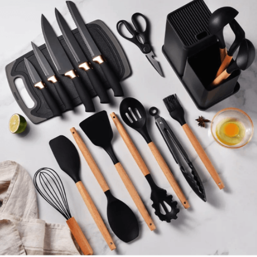 Set de Utensilios de Cocina – 19 Piezas