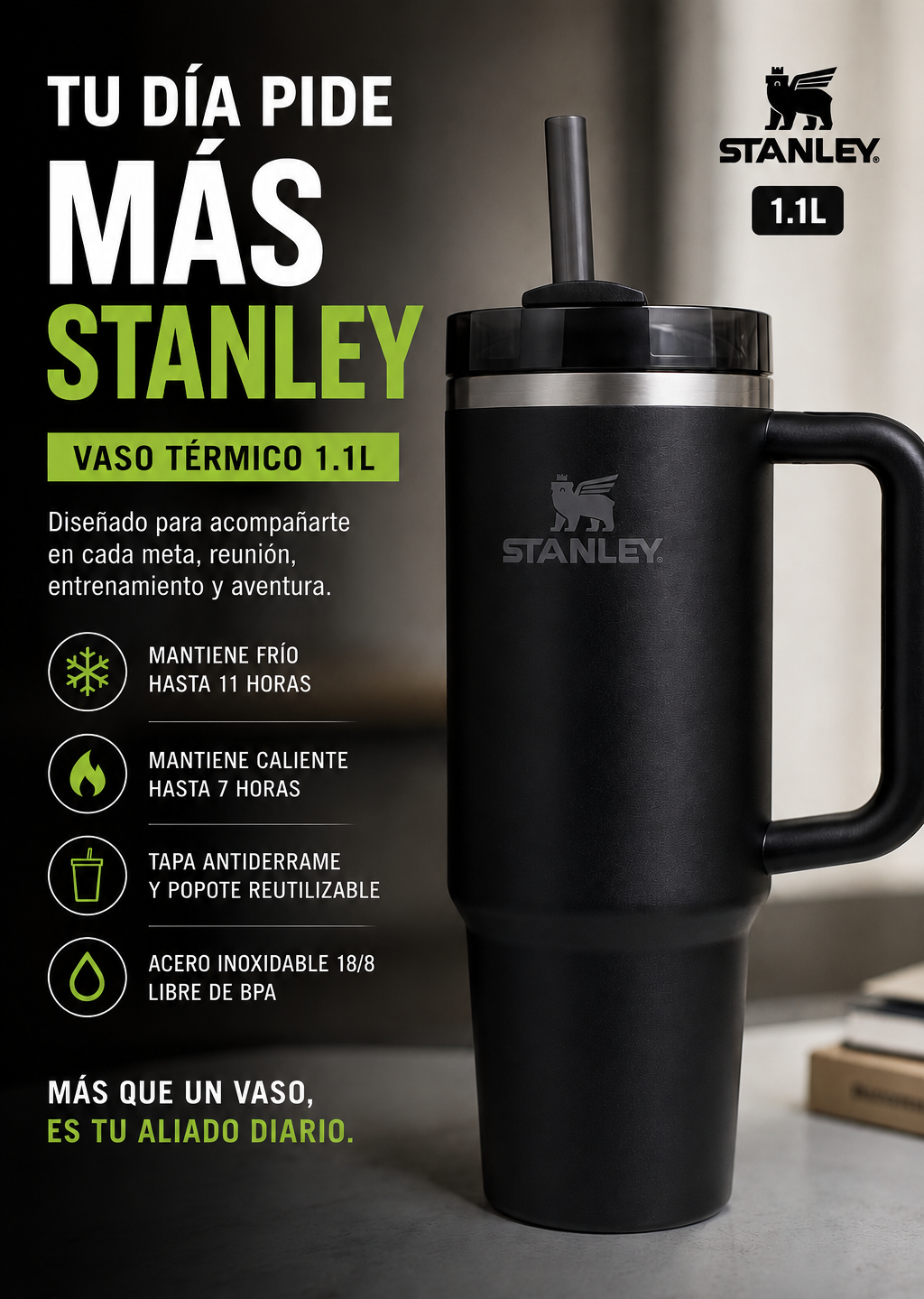 Vaso Térmico Stanley 1.1